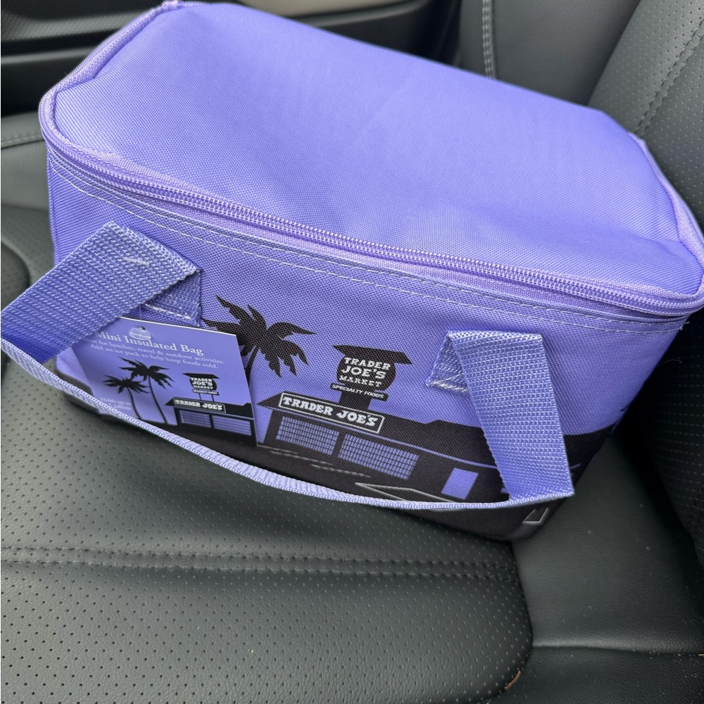 New Trader Joe’s mini insulated cooler bag - purple